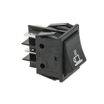 Black Bipolar Switch 16A 250V LF1319604