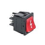 Red Bipolar Switch 16A 250V 346047