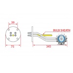 Bezzera 2 Group B2000 - B2000 AL  Heating Element 3500W 110V